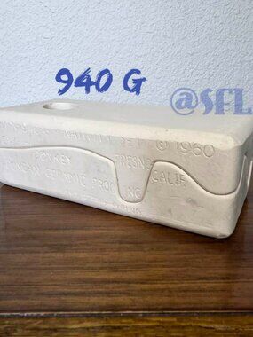 Vtg Duncan Ceramic 1960 Nativity Mold Cow And Donkey Fresno California 940 G